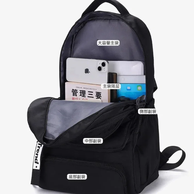 Men's Backpack Lightweight Oxford 15.6inch Laptop Bag Casual Waterproof Travel Backbag Teenage Outdoor Sport School Bag