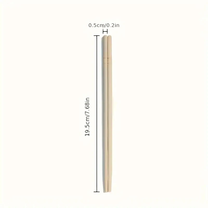 Disposable high-quality bamboo chopsticks set-individual packaging, health, thick and durable, suitable for take-away, barbecu