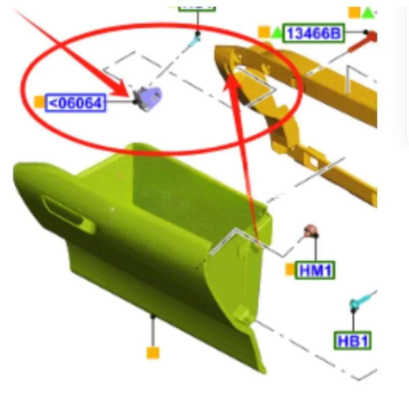  승객용 글러브 박스 보관함 고정 래치 슬리브 핀 DS7380A163AA 포드 몬데오 2013-2020용 새 제품