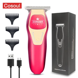 Compact Portable Electric Hair Trimmer (Fashion Red)