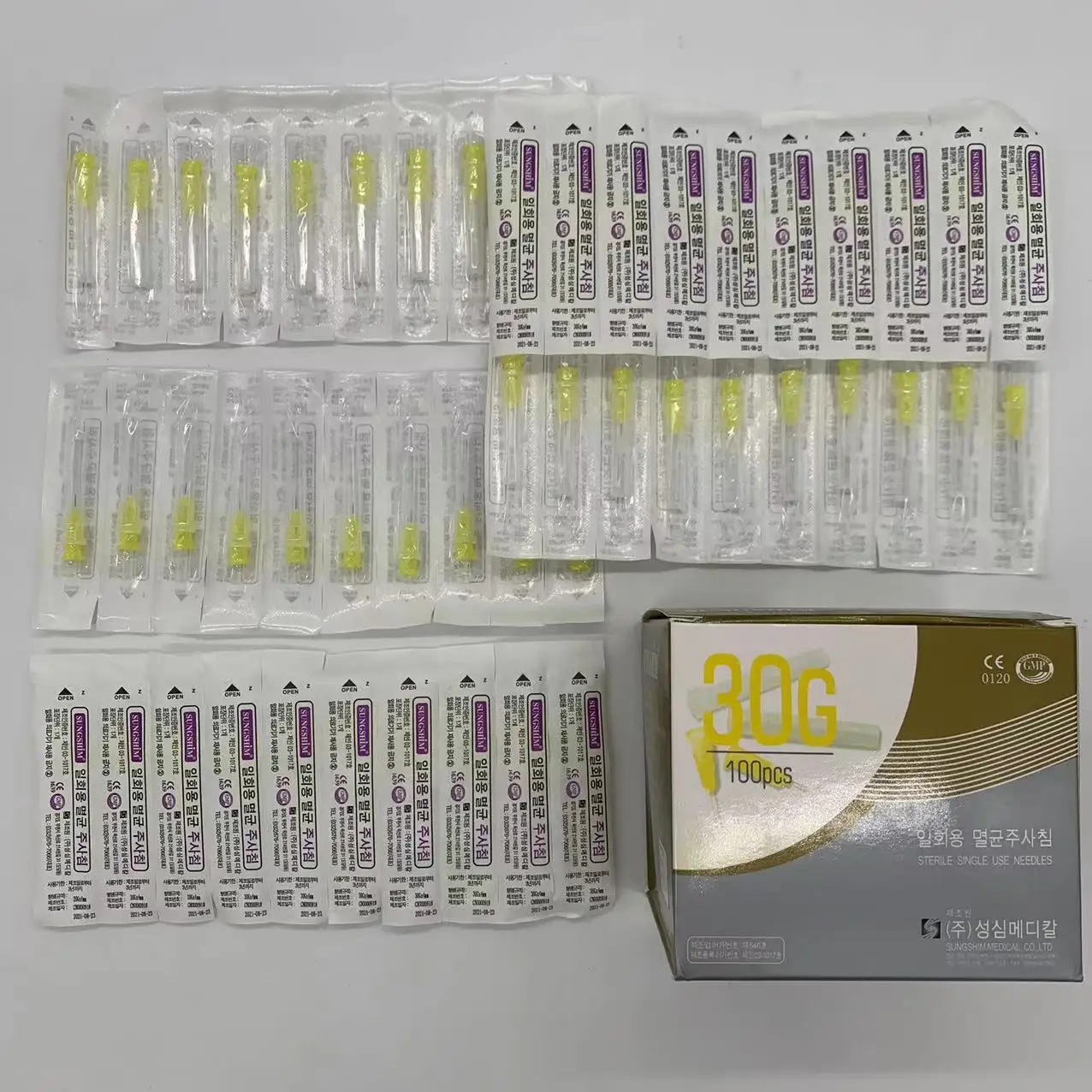 100pcs Painless Small Needle 30G *13mm /4mm/25mm Disposable 30G Medical Micro-plastic Injection Cosmetic Sterile Needle Surgical gynecology surgical medical disposable endoscopic cutter stapler