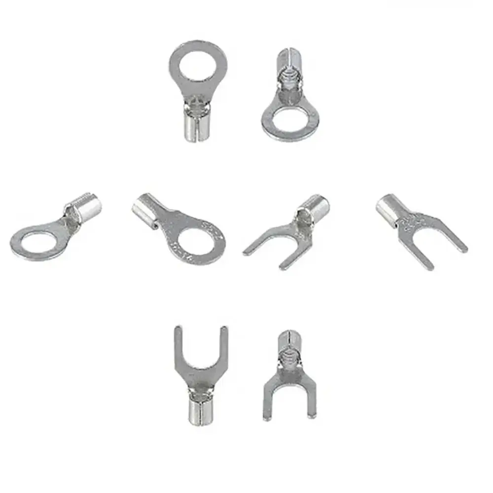 Description Picture 4 of item320Pcs New 10 In 1 Cable Wire Connector Assortment Kit Fork U-type O-Ring Terminal Block Crimp Spade Electrical Brass Terminals