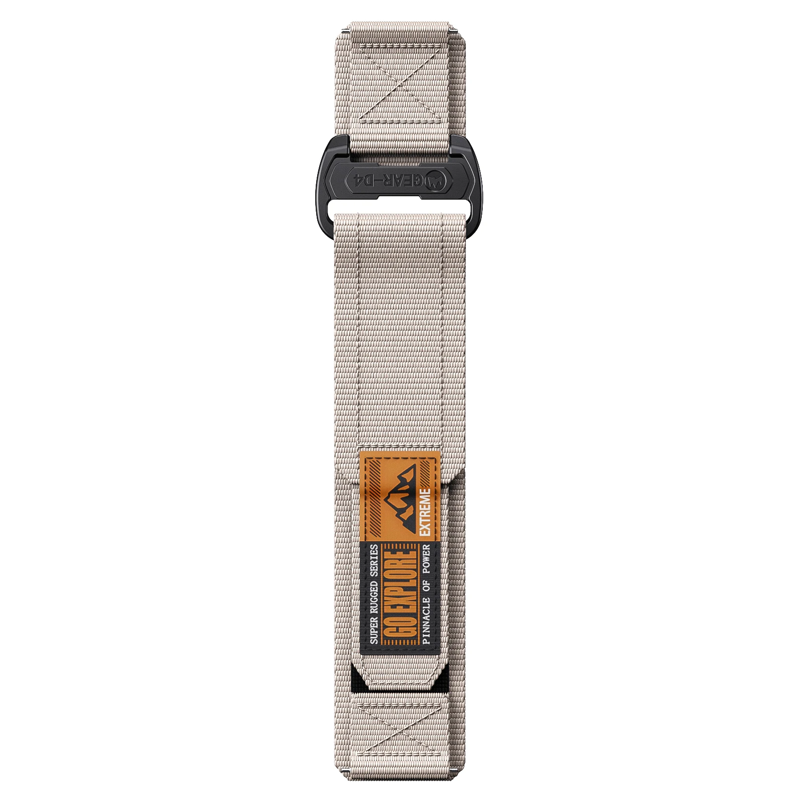 Outdoor Nylon Velcro Woven Wristband Watch Strap - Adjustable 20mm/22mm Band