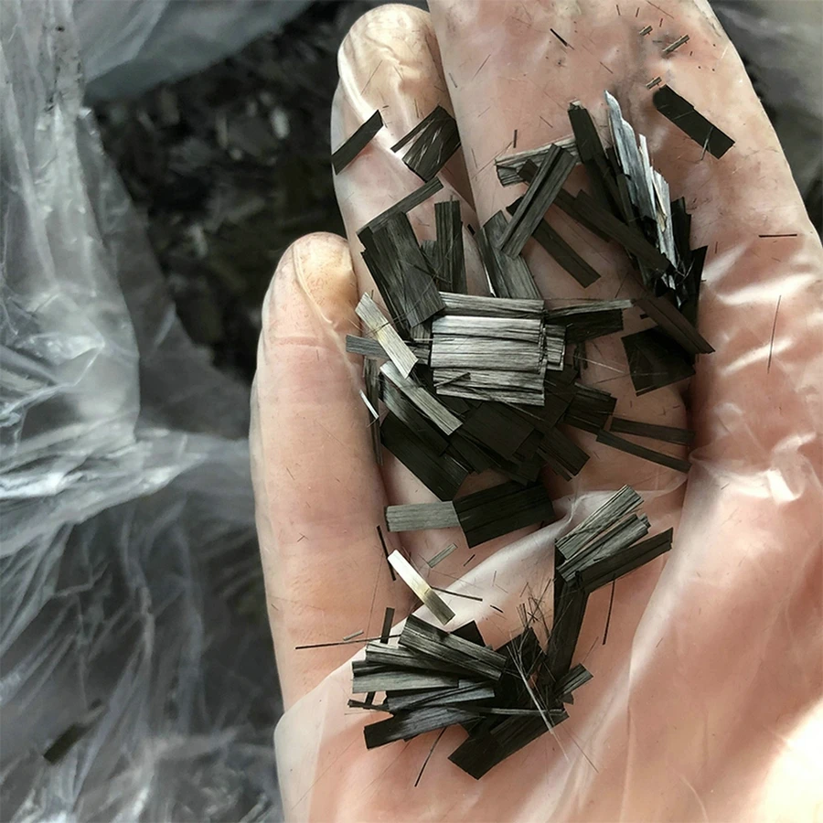 100G Carbon Fiber Forging Chopped 3-15MM Carbon Fiber Chopped Strand Marble Texture Automotive Interior Parts Surface Mod