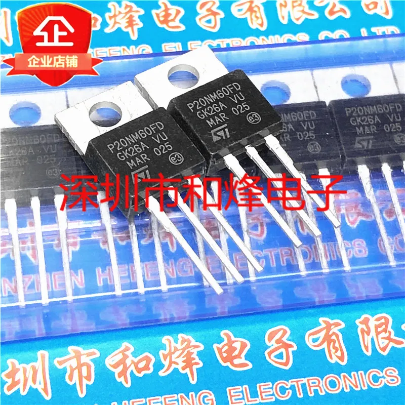 

5PCS-10PCS P20NM60FD STP20NM60FD TO-220 N 20A 600V ORIGINAL ON STOCK