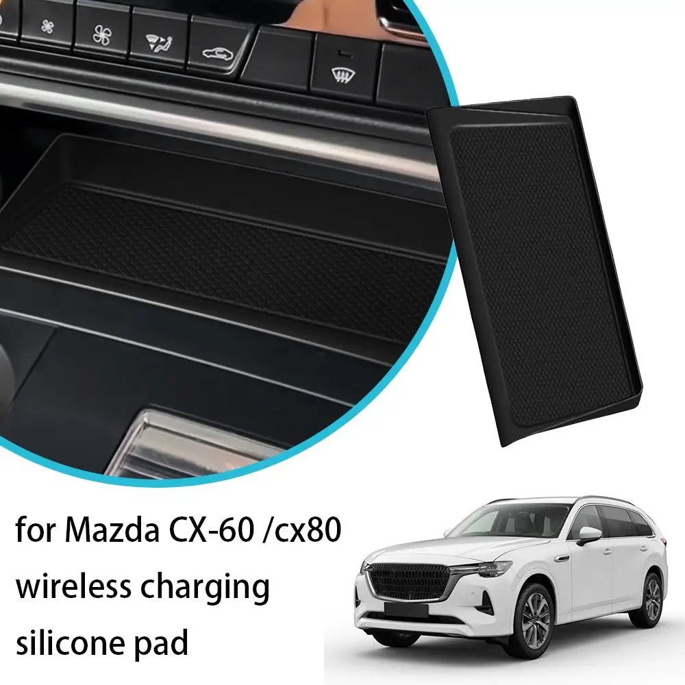 Auto volledige afdekking kofferbakmat voor Mazda CX-60 CX 60 CX60, Cargo Tray Liners Anti-kras antislip duurzame leren kofferbakmat, C-black black