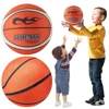 18/21/24cm Silent Basketball High-Resilience Training Foam Ball Size 3/5/7 Dribbling Basketball for Various Indoor Activities 1