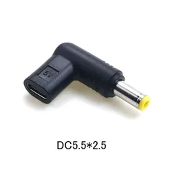 Universal USB - C PD to DC Power Connector: Versatile Charging Adapter (5.5 - 2.5mm 5V)