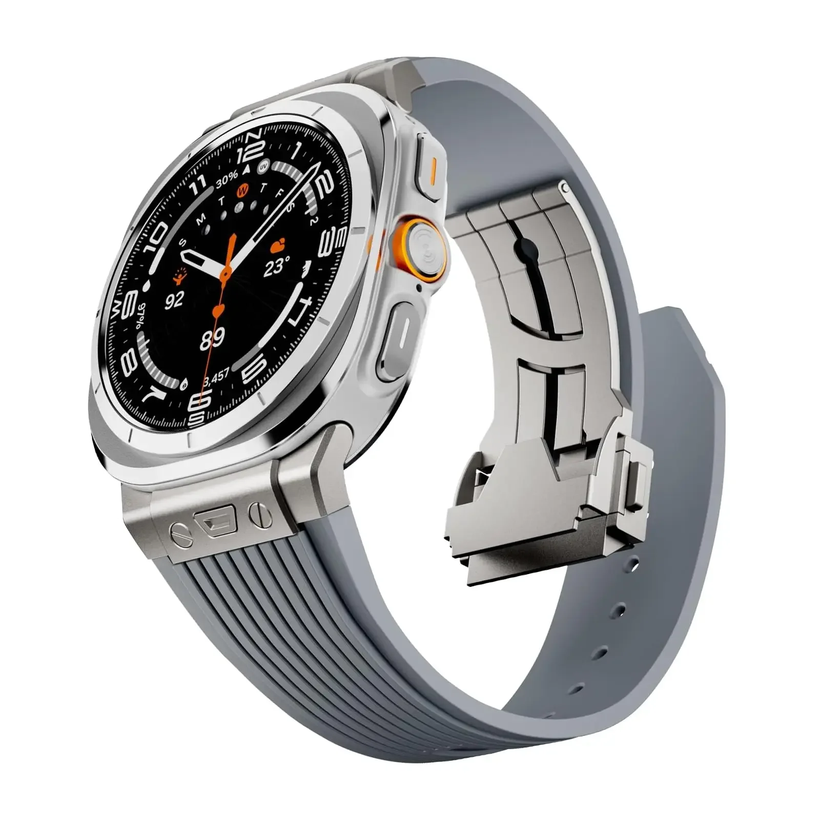 Luxury Men's Stainless Steel Band for Galaxy Watch Ultra 47mm