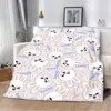 Cute Cartoon S-Strays K-Kids Printed Blanket Picnic Blankets Warm Blanket Soft and Comfortable Blanket Home Travel Birthday Gift 6