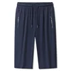 Plus Size 8XL 9XL Men's Ice Silk Outdoor Hiking Shorts Quick Dry Stretchy Capri Pants Cargo Shorts Male Streetwear Casual Shorts 6