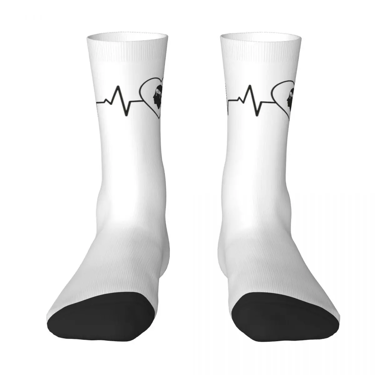 

Hot Sale Corsica Corse Heartbeat Flag Heart Corsica Stocking The Best Buy Drawstring Backpack Compression SocksFunny Sarcastic