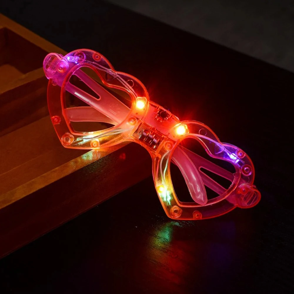 LED Light Up Glow Sunglasses 10/20/30/40/50 Pcs for Kids Adults Birthday Party Decoration
