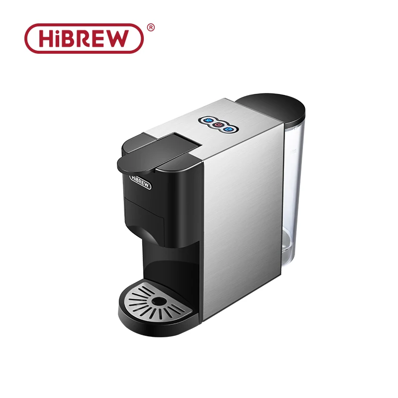 HiBREW Coffee Machine 4in1 Multiple Capsule Espresso Dolce  Milk&Nespresso&ESE Pod&Powder Coffee Maker Stainless Metal Outook H3 -  AliExpress