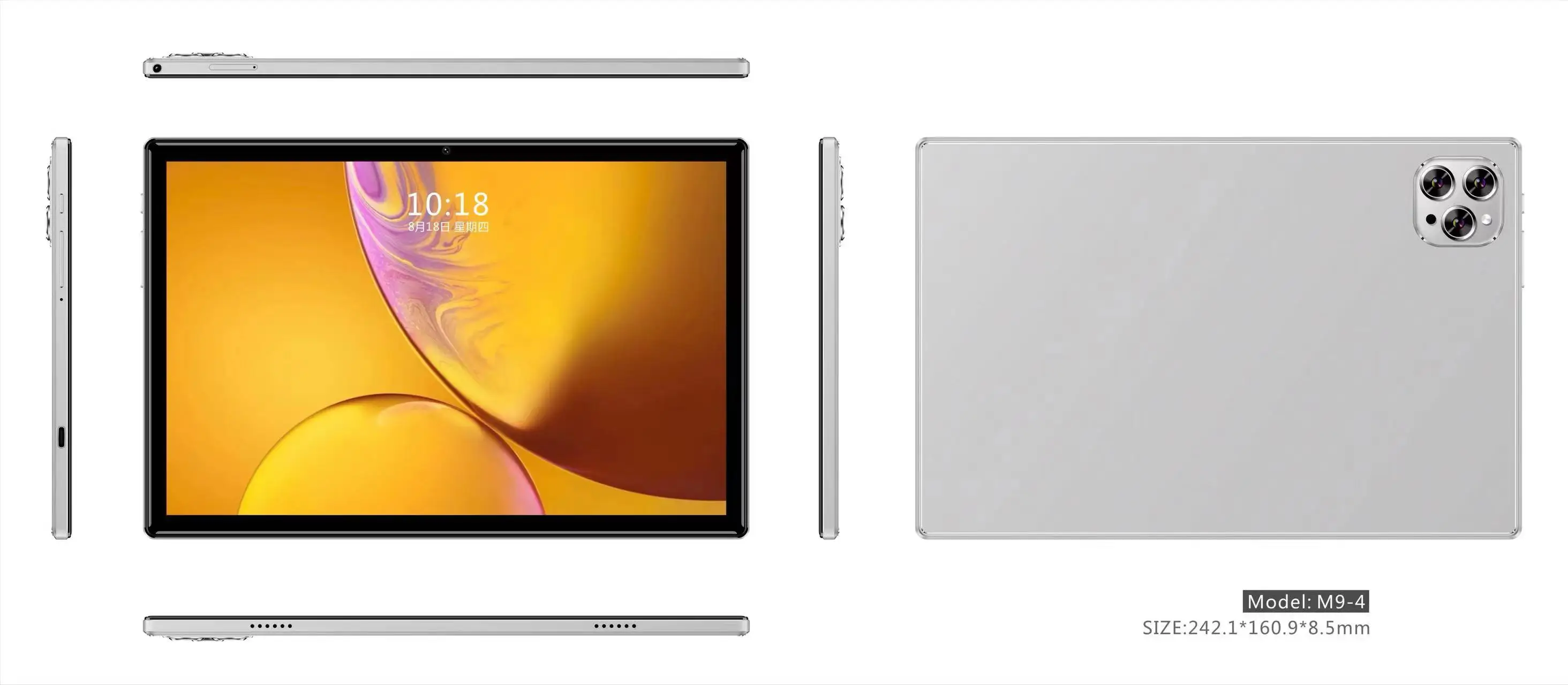 New 10.1 Inch Tablet Pc 8GB RAM 64GB ROM Octa Core Tablets Google Play 4G LTE Phone Call Android 12 WiFi GPS Bluetooth 4