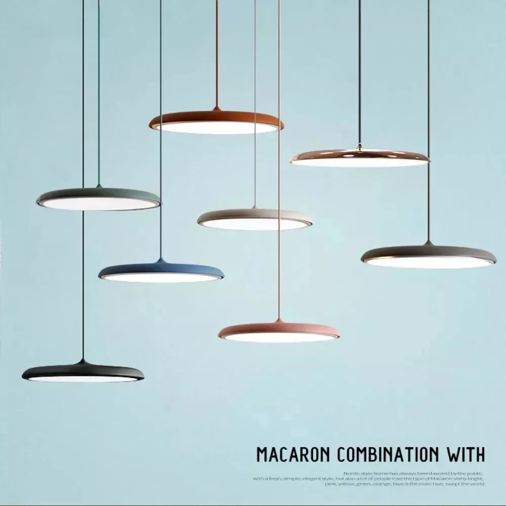 Modern Simple LED Pendant Lights Art Design UFO Round Pendant Light Suitable for Bedroom Hall Dining Room Study Lamp pendant lights,pendant lamp,chandelier lighting,vintage pendant lights