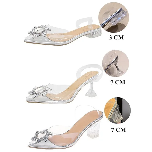 Add elegance to your summer outfits with LIN KING Big Size Women Transparent Summer Sandals.