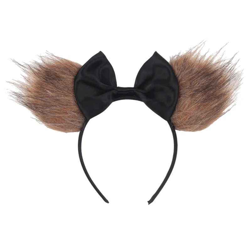 Neues Plüsch-Mausohren-Stirnband, Halloween-Haaraccessoires für Frauen, Mädchen, Babys, Kopfbedeckung, Festival, Karneval, Party, Cosplay, Geschenke – Detail 13