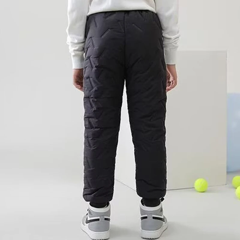 Boys Pants Children Cotton Winter Thickened Lamb Wool Warm Plush Casual