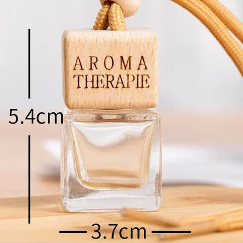 Empty Oil Bottle Car Styling Accessory Pendant Rearview Mirror Ornament Air Fresher Aromatherapy Refillable Diffuser