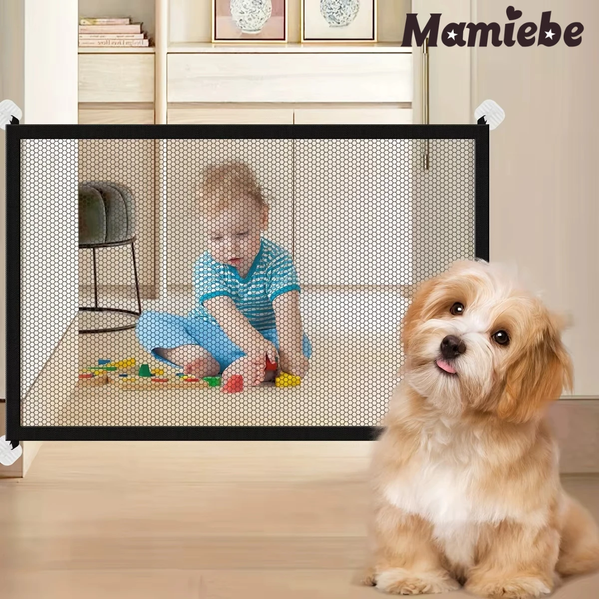 Children's Safety Guardrail Durable Balcony Net Deck Fence Fine Mesh Indoor Barrier Multi-Purpose Protection child safety net