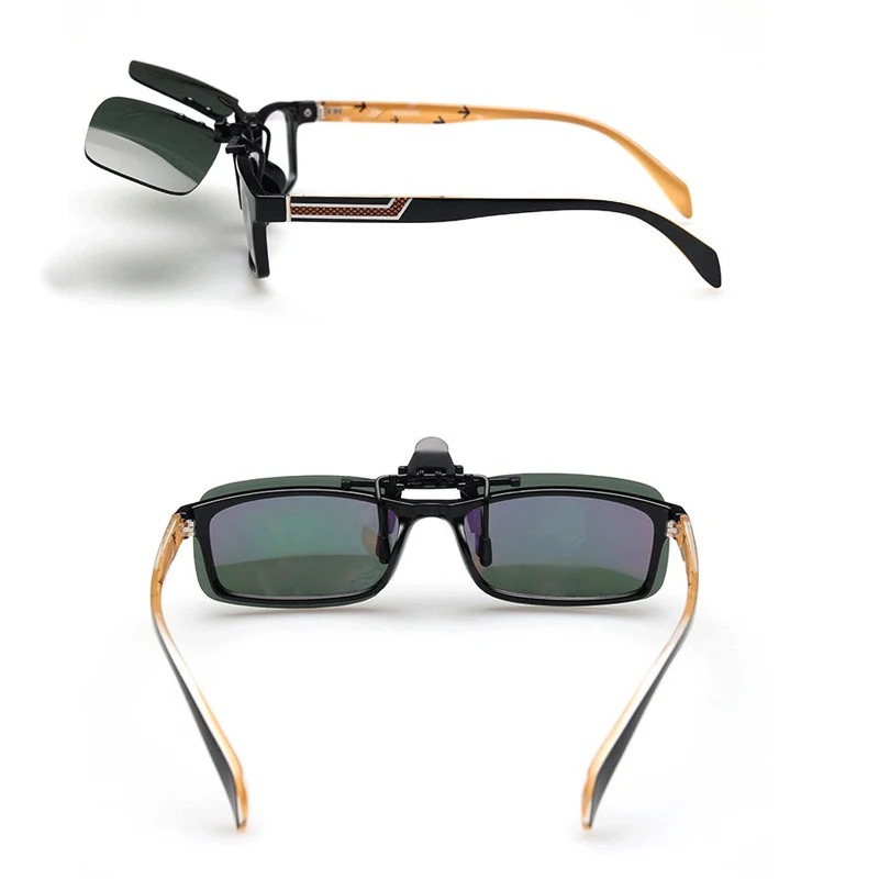 Night Vision Sunglasses Driving Glasses Anti Glare Sunglasses Car Driving Glasses Night Safety Clip on Sunglasses Anti-glare Plastic Night Vision Glasses Driver Goggles for Men Women