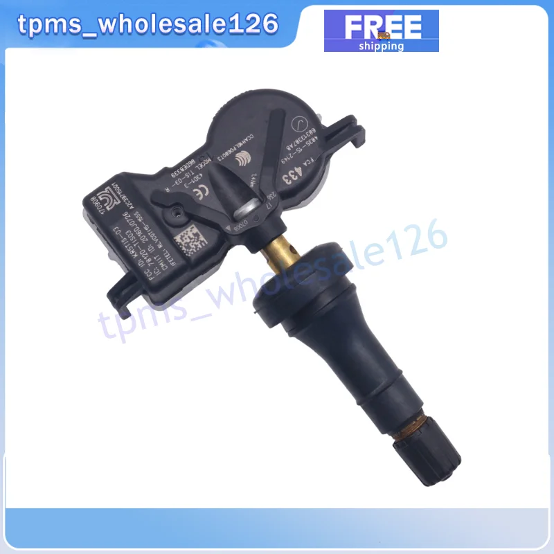 Ÿ̾ з ͸ , ũ̽    ǾƮ 500X  ħݿ, 68313387AB 68252493AB TPMS, 433MHZ, 4PCs