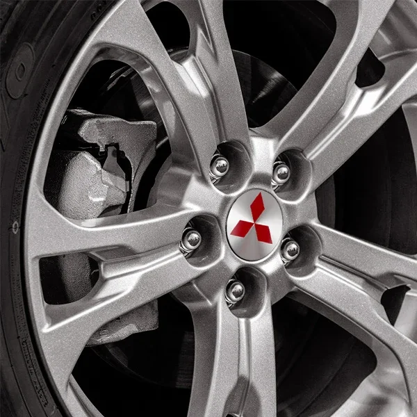 4-teiliges Set 58 mm 60 mm 81 mm Universal-Auto-Radnabenkappen für Mitsubishi Lancer ASX Outlander EVO Montero Mirage L200 Eclipse – Detail 8