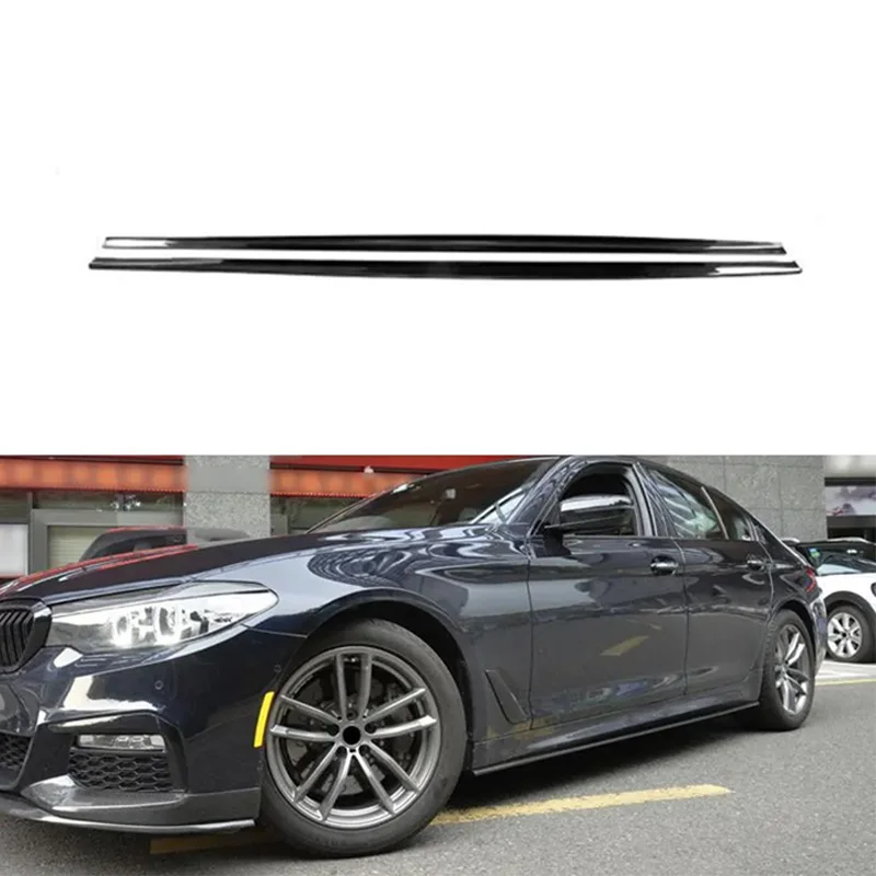 

Carbon Fiber Side Skirts Extension Side Trim For BMW G30 M Sport F90 M5 Sedan 4 Door 540i 2017-2022 Top Wings Black Lip Body Kit