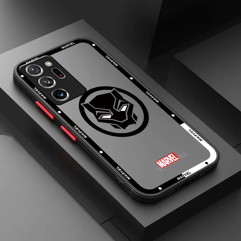 thumbnail image 1 of Marvel Hero Logo Phone Case for Samsung Galaxy S22 S24 Ultra S23 S21 Note 20 Ultra Note 10 Plus 8 9 Matte Cover Shockproof, 1 of 5