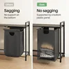 Laundry Hamper with Shelf - Laundry Basket Organizer with 3 Pull-Out Removable Bags Laundry Sorter Dirty Clothes Hamper. 6
