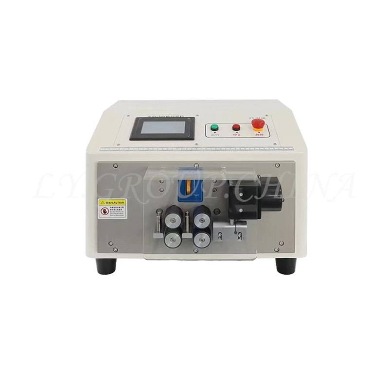 LY-312A B C 터치 스크린 자동 와이어 튜브 슬리브 파이프 절단기, 직경 1-12mm, 220V, 110V