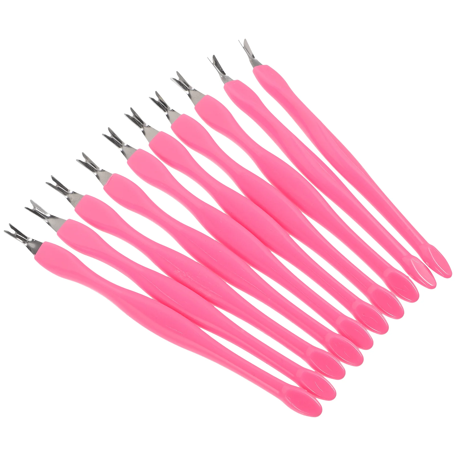 Cuticle Trimmer Dead Skin Remover Stainless Steel Dual End Pusher Manicure Tool Non Handle Easy Operate Nail Care