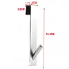 Stainless Steel Over Glass Door Shower Towel Rack S-Shape Bathroom Bathrobe Hanger Holder Shower Door Back Hooks 5