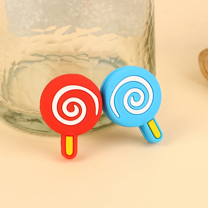 Cartoon Lolly Shape Silicone Tennis Racket Shock Absorbers