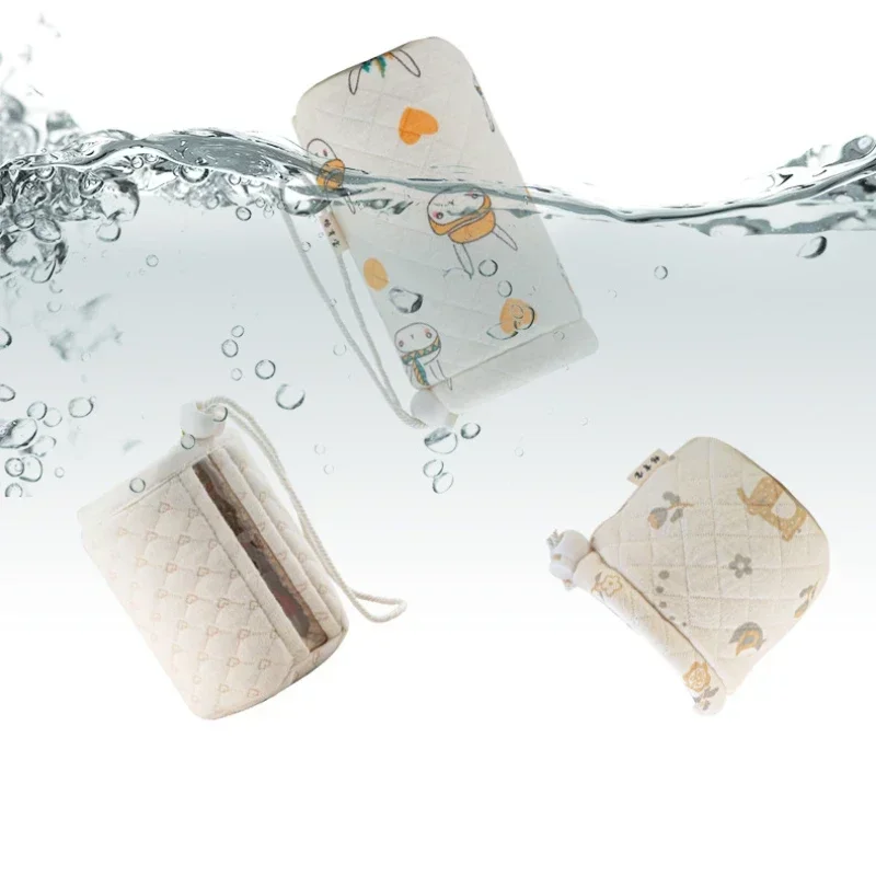 Universal Wide Caliber Milk Bottle Insulation Bag 5 Layers Tin Foil Thick Cotton Bottle Cover Portable Anti-fall Cup Cover 5