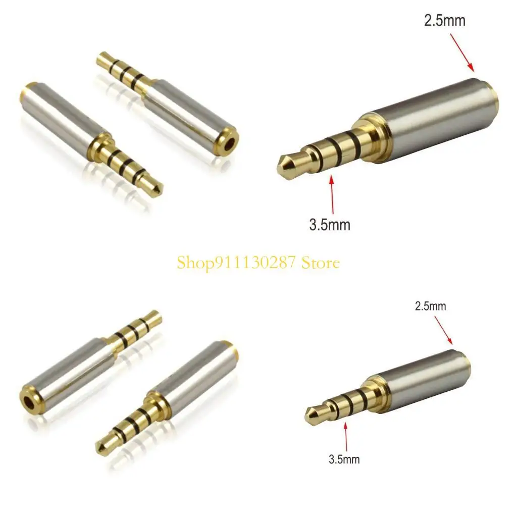J1HC 3.5mm 잭 어댑터 3.5mm 수컷  2.5mm 암 헤드폰 잭 어댑터 변환기