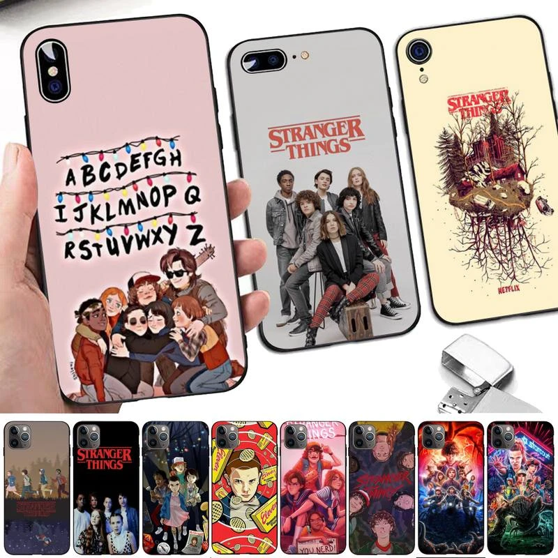 LVTLV Stranger Things Phone Case for iPhone 11 12 13 mini pro XS MAX 8 7 6 6S Plus X 5S SE 2020 XR cover iphone 13 clear case