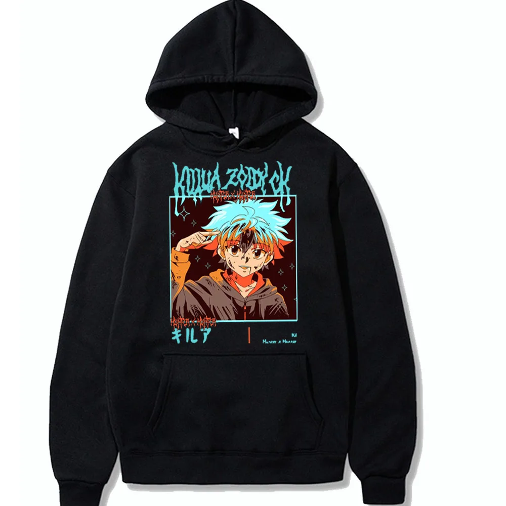 

Hunter X Hunter Hoodie Japanese Anime Print Hoodie Hunter X Hunter Anime Fan Gift Pullover Tops Streetwear Unisex