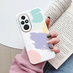 Floral Cartoon Cat Soft Silicone Phone Case - Stylish Protective Cover for Honor 200 Pro (Kba-csjht40)