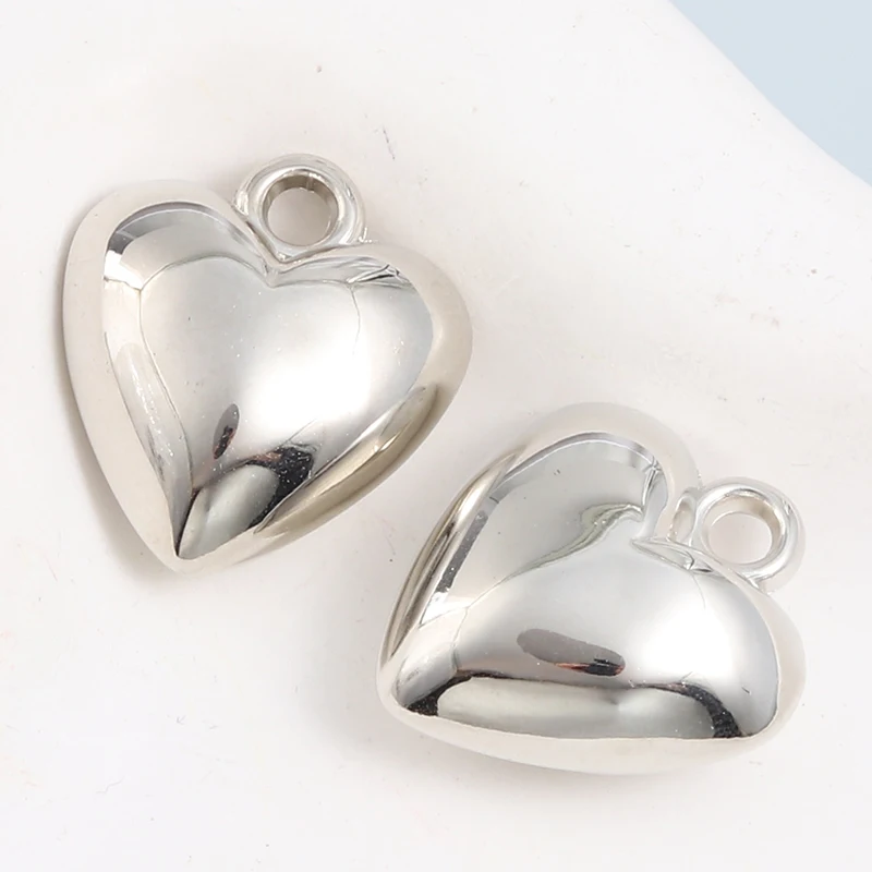 Defect Large Acrylic Heart Charms | Big Chunky Heart Pendant | Pastel Jewellery DIY (3pcs / 37mm x 25mm / Assorted Color)