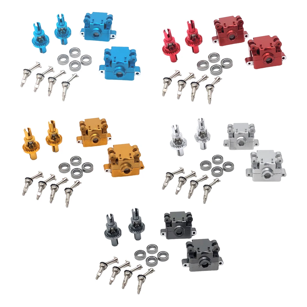 

12 шт., коробка передач из алюминиевого сплава для Wltoys K969