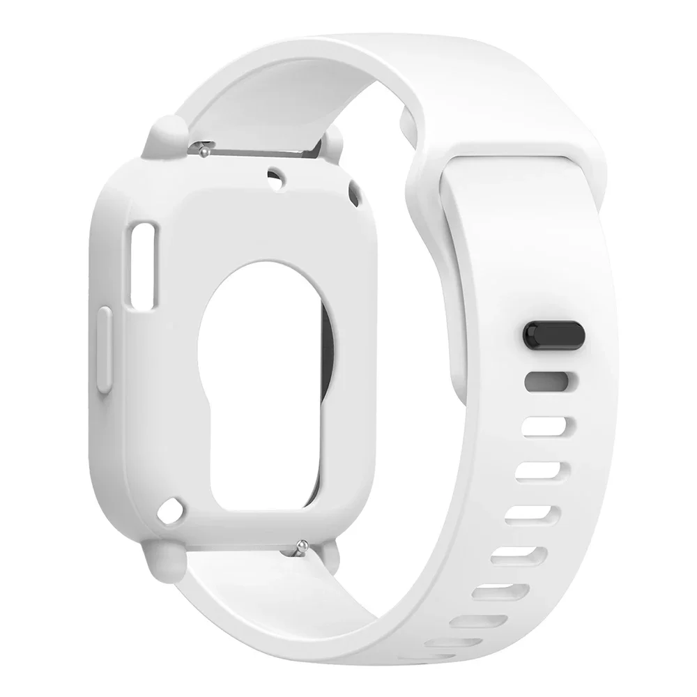 Silicone Strap and Protective Bumper for Smartwatch - Replacement Bracelet Belt