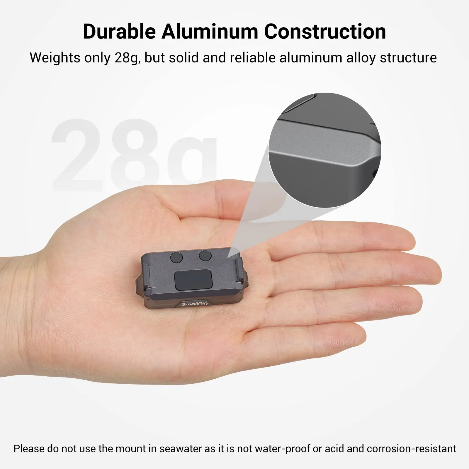 Magnetic Adapter Mount for DJI Osmo Action 4 /3 / 2 w Adapter Connection & 1/4”