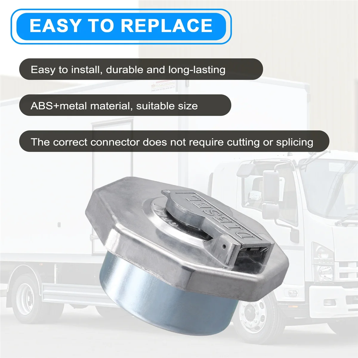 Car Fuel Cap with Key for ISUZU ELF NPR NQR 4HK1 8-98146010-0 8-98088982-0