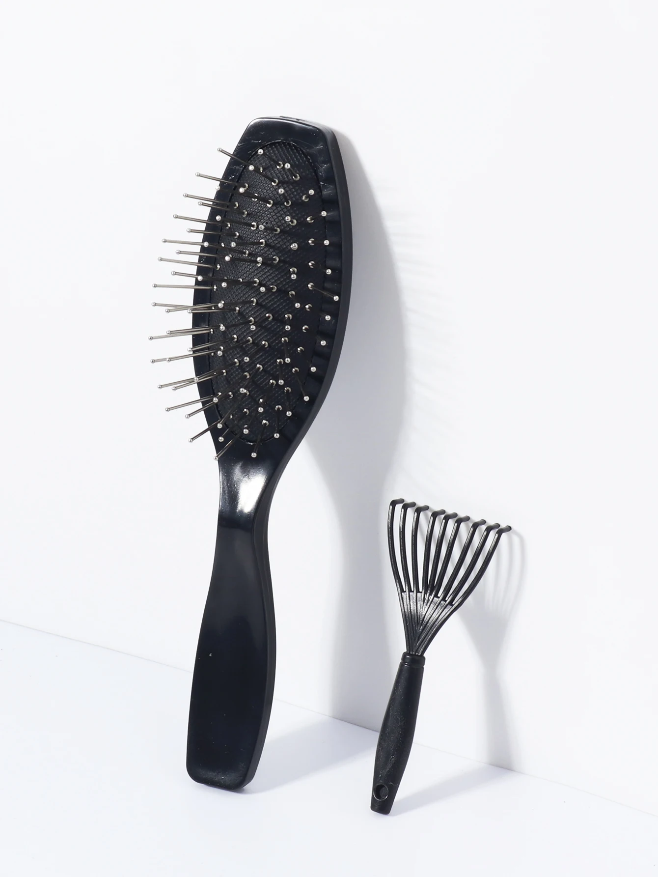 Professional Anti-Static Steel Comb Brush Wig Hair Extension Training Head Tool Cleaning Comb 2pcs Special for Real Hair Wigs hair comb,hair brush,hair styling tool,hair styling comb,hair styling brush,curling comb,wig brush,curly hair comb