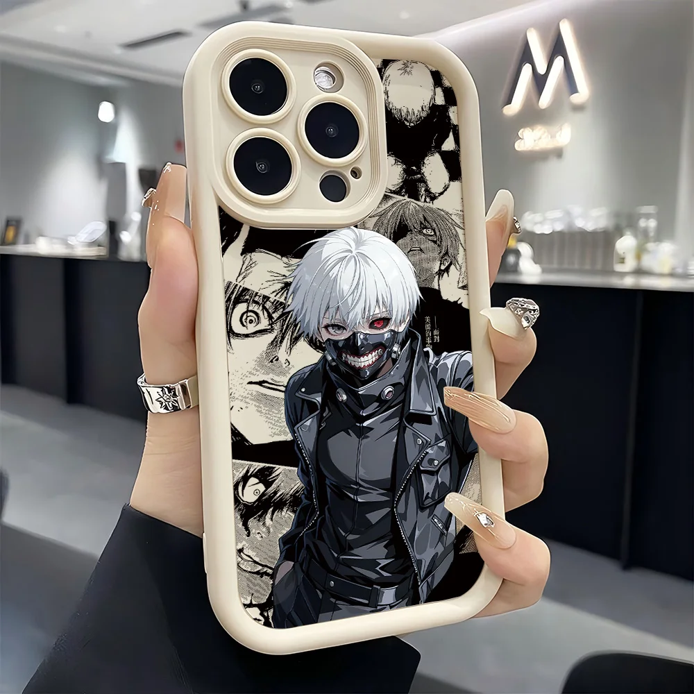 Anime Ghoul Kaneki Ken Soft TPU Phone Case Cover