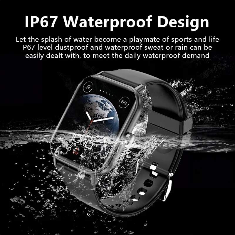 Aolon GTS Smart Watch HD Bluetooth Call Sport Fitness - Main Image