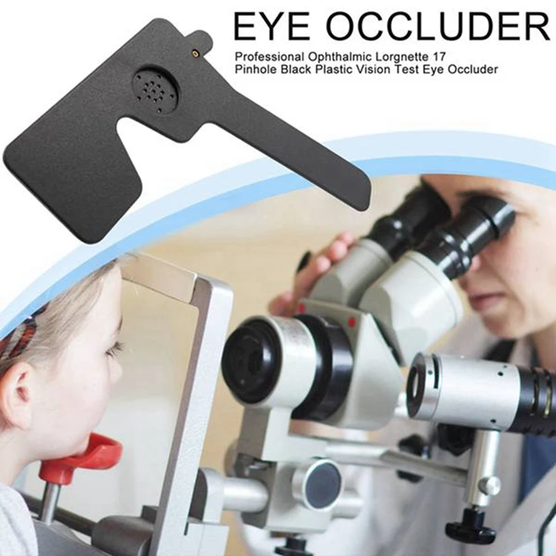 2PCS Optometry Accessories Eye Shields Eye Shields Vision Adjustment Ruler Test Eyesight  Black 5