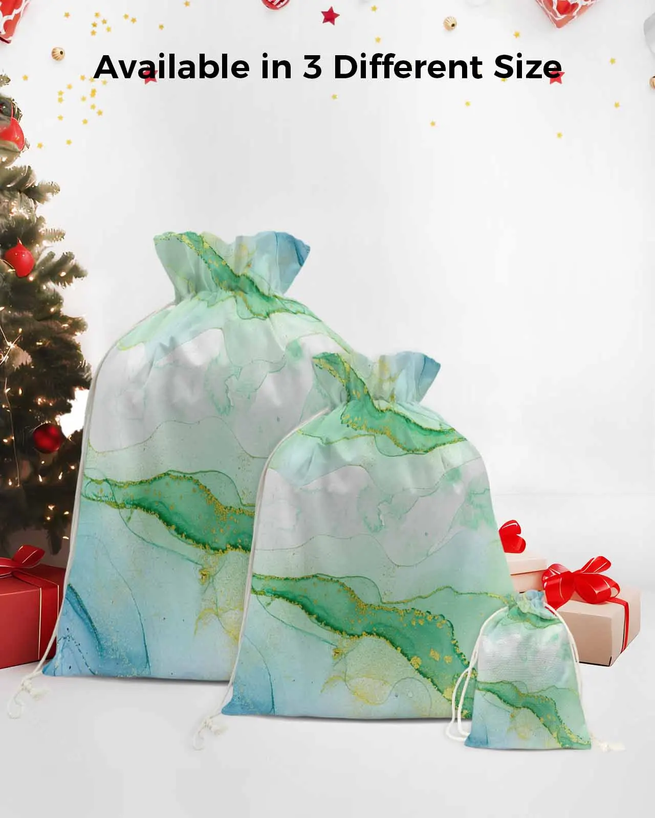 

Абстрактные обтекаемые мраморные акварельные сумки для хранения, 1/2/10 шт.